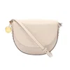 Stella Mccartney Frayme Medium Flap Shoulder Bag Alter Mat In White