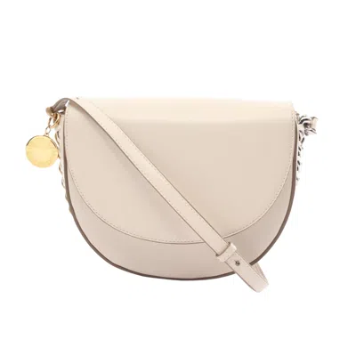 Stella Mccartney Frayme Medium Flap Shoulder Bag Alter Mat In White