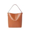 Stella Mccartney Frayme Faux-leather Tote Bag In Brown