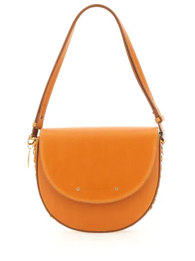 Stella Mccartney Frayme Mini Shoulder Handbag In Pink