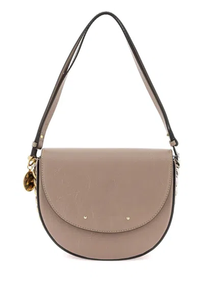 Stella Mccartney Frayme Shoulder Bag In Beige