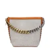 Stella Mccartney Frayme Shoulder Bag In Black