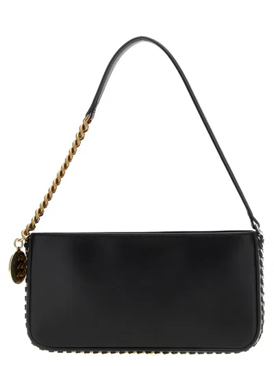 Stella Mccartney Frayme Alter Mat Faux Leather Bag In Black