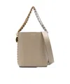 Stella Mccartney Frayme Shoulder Bag In Nude