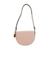Stella Mccartney Frayme Shoulder Bag In Nude