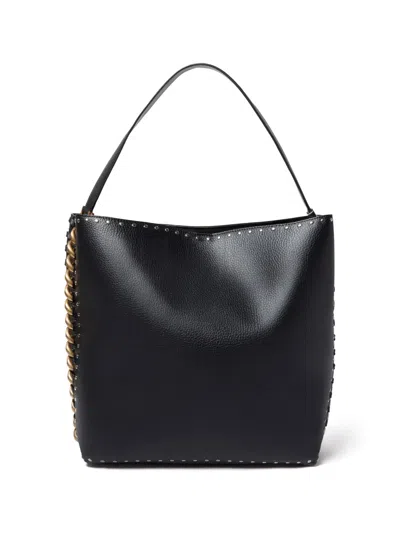 Stella Mccartney Frayme Tote Bag In Black