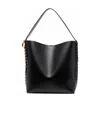 Stella Mccartney Frayme Tote Bag In Black