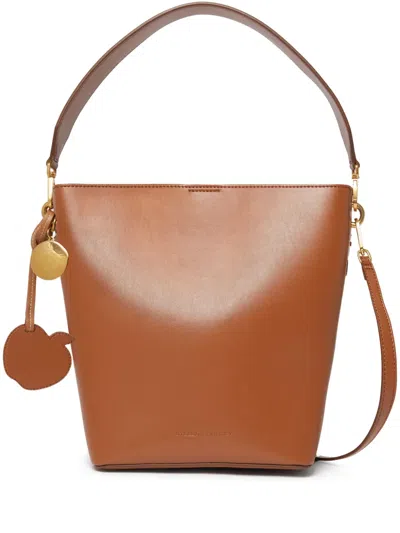 Stella Mccartney Frayme Tote Bag In Brown