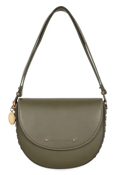 STELLA MCCARTNEY STELLA MCCARTNEY FRAYME VEGAN LEATHER SHOULDER BAG