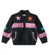 Stella Mccartney Fringed Jacket In Schwarz