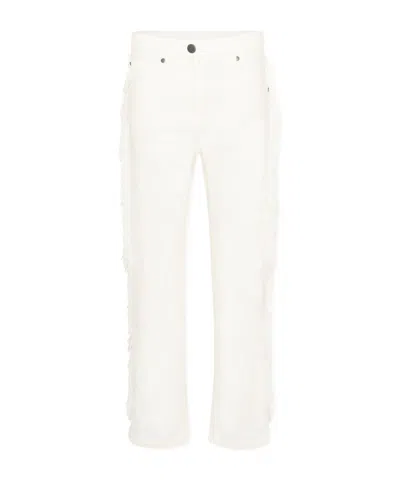 Stella Mccartney Fringed Jeans In Multi