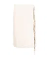 Stella Mccartney Fringed Wrap Skirt In White