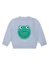Stella Mccartney Frog-appliqué Sweater In Blue