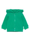 Stella Mccartney Frog-print Hoodie In Green