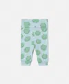 Stella Mccartney Frog Print Leggings In Blue/green