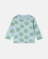 Stella Mccartney Frog Print Sweatshirt In Blue/green