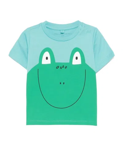 Stella Mccartney Frog-print T-shirt In Green