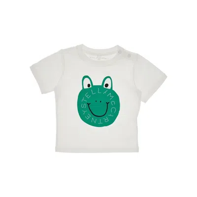 Stella Mccartney Frog Print T-shirt Kids In White