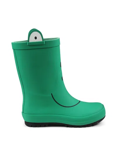 Stella Mccartney Kids' Frog Rain Boots In Multicolour