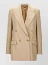 Stella Mccartney Double Breasted Satin Blazer
