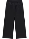 Stella Mccartney Panelled Wool Midi Skirt In Black