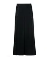 Stella Mccartney Front-slit Midi Skirt In Black