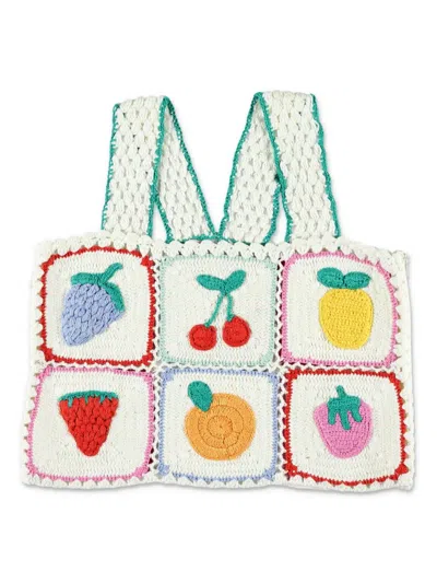 STELLA MCCARTNEY FRUIT-CROCHET TOP
