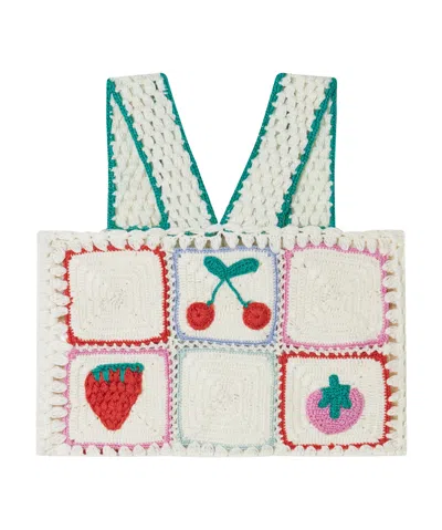 Stella Mccartney Fruit Pattern Knitted Vest In White