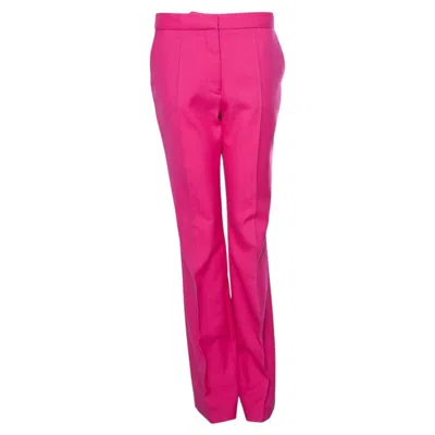 Pre-owned Stella Mccartney , Fuchsia Pantalon In Red