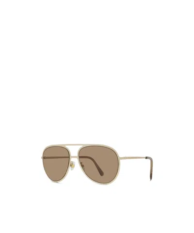 Stella Mccartney Full-framed Sunglasses In Brown