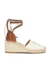 Stella Mccartney Gaia Bananatex Wedge In Yellow Flower