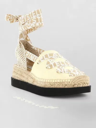 Stella Mccartney Gaia Espadrilles Platform Sole Open Back