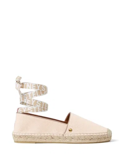 Stella Mccartney Gaia Flat Espadrilles In White