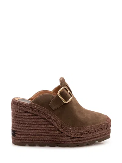 Stella Mccartney Gaia Glo Alter Mini Heels In Brown