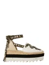 Stella Mccartney Gaia Platform Espadrilles In Animal Print