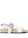 Stella Mccartney Gaia S-wave Espadrilles In White