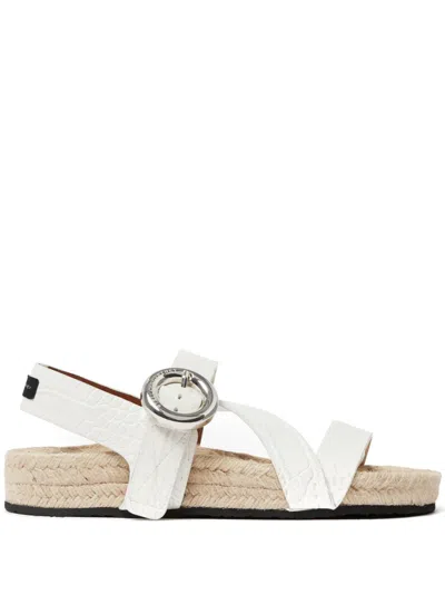 Stella Mccartney Gaia S-wave Espadrilles In White