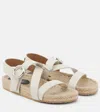 Stella Mccartney Espadrille-sandalen Gaia S-wave In Weiss