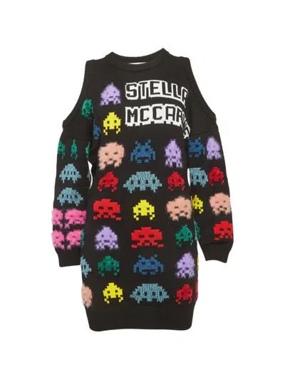 Pre-owned Stella Mccartney Gamer Cold-shoulder Sweater In Black