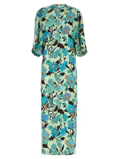 Stella Mccartney Garden Print Dresses Green In Multicolor