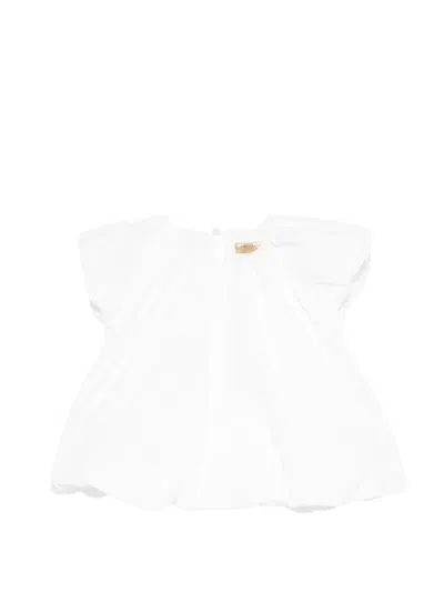 Stella Mccartney Kids' Gathered Blouse In White