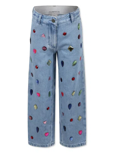 STELLA MCCARTNEY GEM-EMBELLISHED JEANS