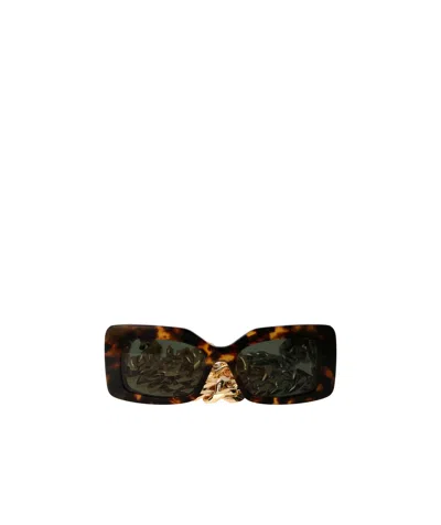 Stella Mccartney Geometric Frame Sunglasses In Black