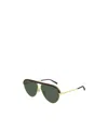 Stella Mccartney Geometric Frame Sunglasses In Green