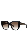 Stella Mccartney Geometric Sunglasses, 54mm In Black