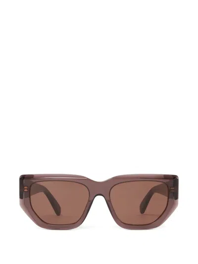Stella Mccartney Geometric-frame Sunglasses In Braun