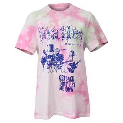 Stella Mccartney Get Back Tie Dye T-shirt In Multicolor Cotton