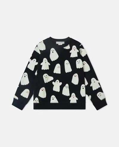 Stella Mccartney Ghost Print Crewneck Sweatshirt In Multi