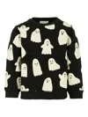Stella Mccartney Ghost-print Sweatshirt In Black