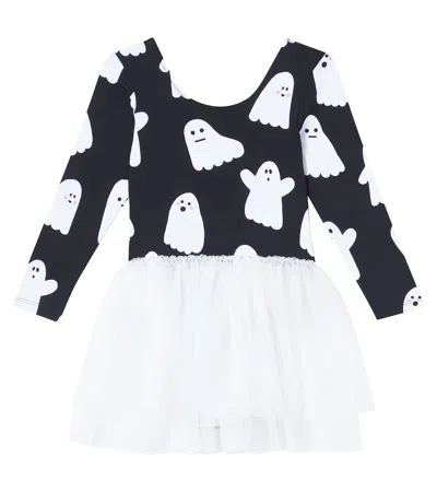 Stella Mccartney Kids' Ghosts Printed Dress In Blue
